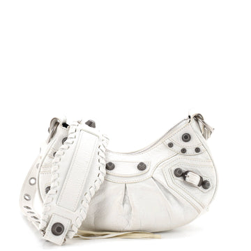 Balenciaga Le Cagole Giant Studs Shoulder Bag Leather XS