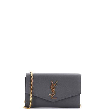 Saint Laurent Uptown Chain Wallet Leather
