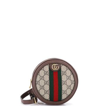 Gucci Ophidia Round Backpack GG Coated Canvas Mini
