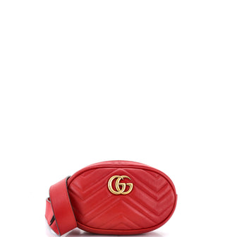Gucci GG Marmont Belt Bag Matelasse Leather