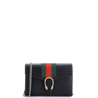 Gucci Dionysus Web Chain Wallet Leather Small