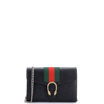 Gucci Dionysus Web Chain Wallet Leather Small