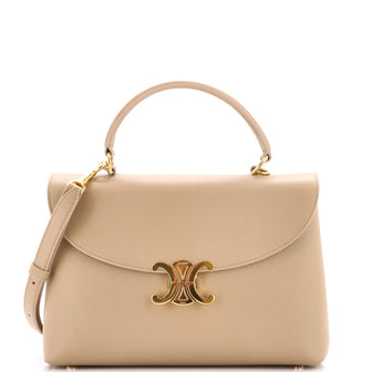 Celine Nino Top Handle Bag Leather Medium