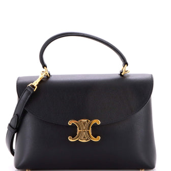 Celine Nino Top Handle Bag Leather Medium