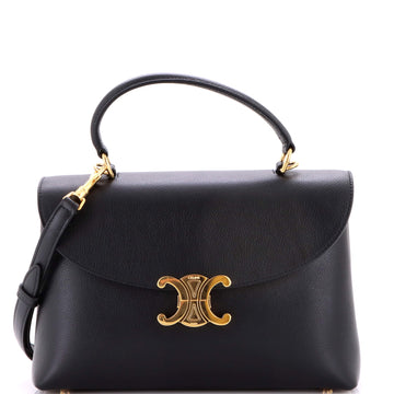 Celine Nino Top Handle Bag Leather Medium
