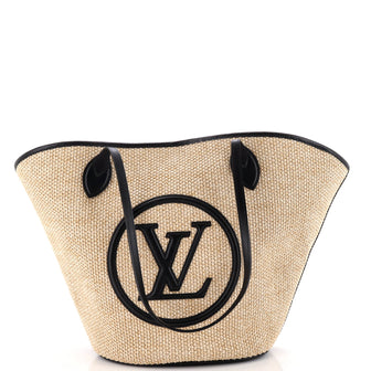 Louis Vuitton Saint Jacques NM Handbag Raffia and Leather