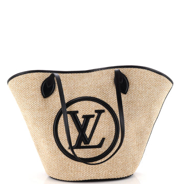 Louis Vuitton Saint Jacques NM Handbag Raffia and Leather