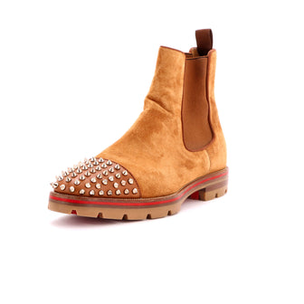 Christian Louboutin Men's Melon Chelsea Boots Leather