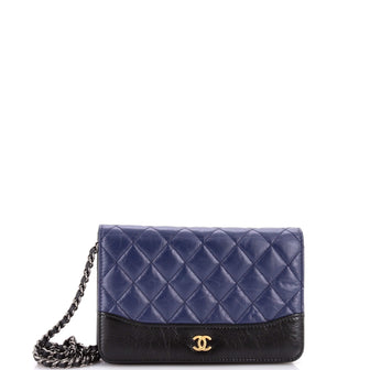 Chanel Gabrielle Wallet on Chain Quilted Aged Calfskin