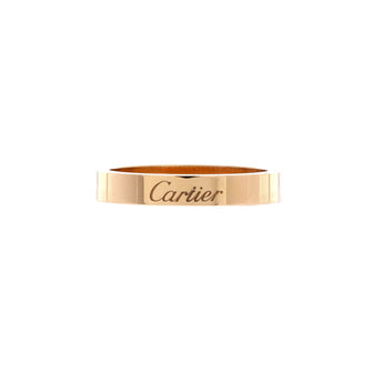 Cartier C de Cartier Wedding Band Ring 18K Yellow Gold 3mm