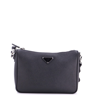 Prada Re-Edition Zip Messenger Bag Saffiano Leather Small