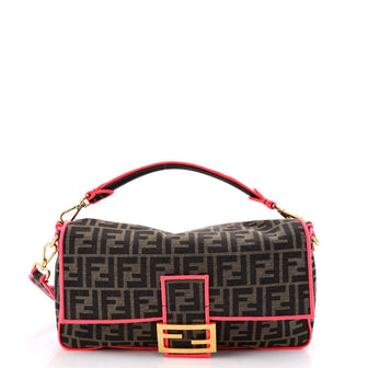 Fendi Baguette NM Bag Zucca Canvas Large