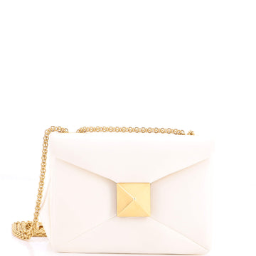 Valentino Garavani One Stud Chain Flap Bag Leather Small