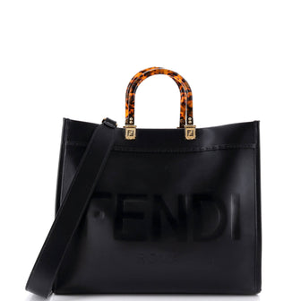 Fendi Sunshine Shopper Tote Leather Medium