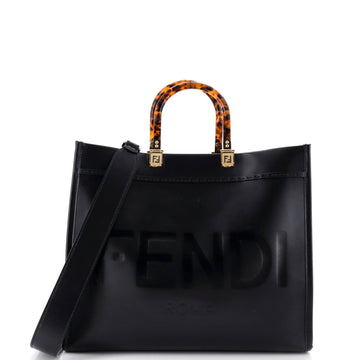 Fendi Sunshine Shopper Tote Leather Medium