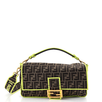 Fendi Baguette NM Bag Zucca Canvas Large