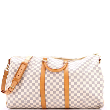 Louis Vuitton Keepall Bandouliere Bag Damier 55