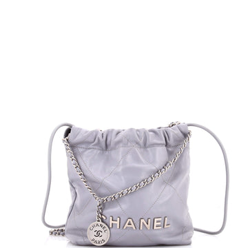 Chanel 22 Chain Hobo Quilted Calfskin Mini