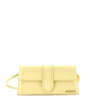 Jacquemus Le Bambino Top Handle Flap Bag Leather Long