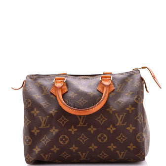 Louis Vuitton Speedy Handbag Monogram Canvas 25