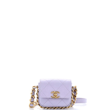 Chanel Framing Chain Flap Bag Quilted Calfskin Mini