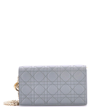 Christian Dior Lady Dior Chain Pouch Cannage Quilt Lambskin
