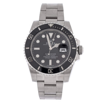 Rolex Oyster Perpetual Submariner Date Automatic Watch Stainless Steel and Cerachrom 40
