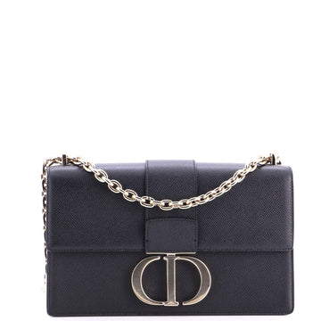 Christian Dior 30 Montaigne Chain Flap Bag Leather East West