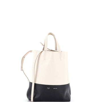 Celine Vertical Bi-Cabas Tote Grained Calfskin Small