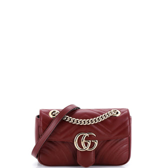 Gucci GG Marmont Flap Bag Matelasse Leather Mini