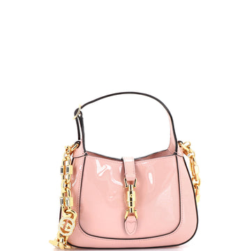 Gucci Jackie 1961 Chain Hobo Patent Mini