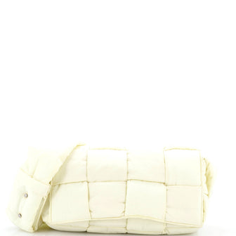Bottega Veneta Padded Tech Cassette Crossbody Bag Intrecciato Nylon