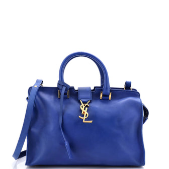 Saint Laurent Monogram Cabas Leather Small