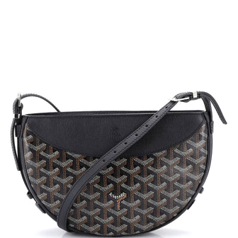 Goyard Hirondelle Shoulder Bag Coated Canvas and Leather