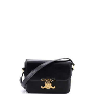 Celine Triomphe Shoulder Bag Smooth Calfskin Teen