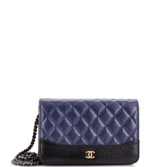 Chanel Gabrielle Wallet on Chain Quilted Aged Calfskin