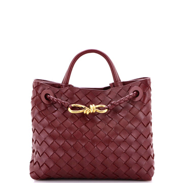 Bottega Veneta Andiamo Top Handle Bag Intrecciato Nappa Small