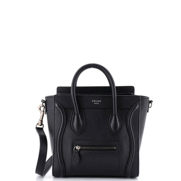 Celine Luggage Bag Grainy Leather Nano