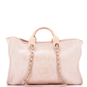 Chanel Deauville Tote Mixed Fibers Large