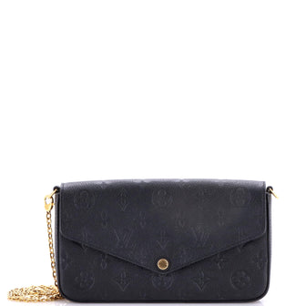 Louis Vuitton Felicie Pochette Monogram Empreinte Leather