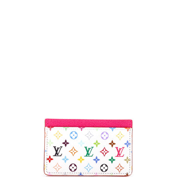 Louis Vuitton x Takashi Murakami Card Holder Monogram Multicolor with Leather