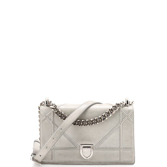 Christian Dior Diorama Flap Bag Studded Leather Small