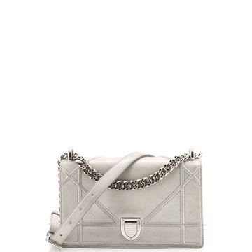 Christian Dior Diorama Flap Bag Studded Leather Small