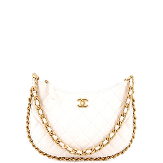 Chanel CC Chain Around Hobo Quilted Lambskin