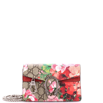 Gucci Dionysus Bag Blooms Print GG Coated Canvas Super Mini
