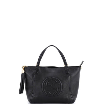 Gucci Soho Convertible Top Handle Bag Leather Small