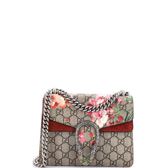 Gucci Dionysus Bag Blooms Print GG Coated Canvas Mini