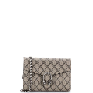 Gucci Dionysus Chain Wallet GG Coated Canvas Small