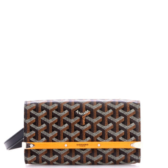Goyard Monte Carlo Clutch Coated Canvas Mini