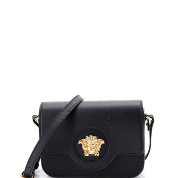 Versace La Medusa Flap Shoulder Bag Leather Small